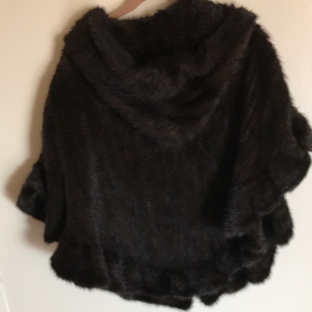 Mink Poncho
